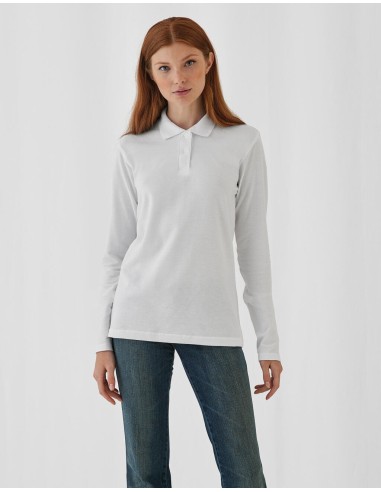 B-PWI13-Womens Long Sleeve Polo ID.001